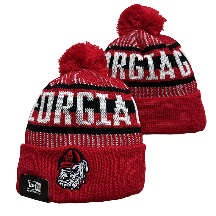 Georgia Bulldogs Knit Hats 001